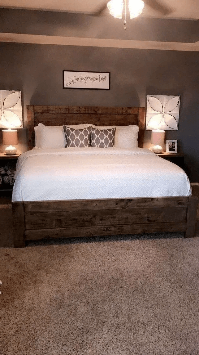 25 Inviting And Cozy Farmhouse Bedroom (The Visual Treats) - A2