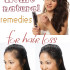 Natural remedies for hair loss