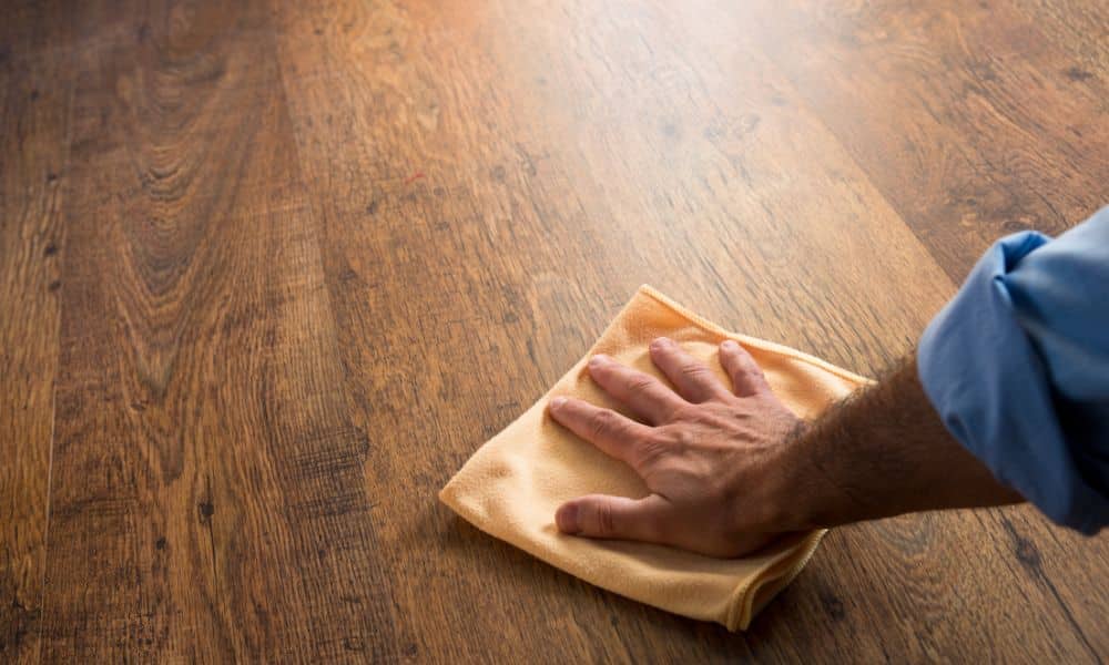 Dark colored carpets and hardwoods can cast shadows on each other