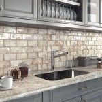 Bringing New Life To Your Kitchen With Brick Tile Backsplash