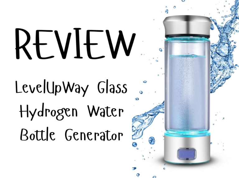 LevelUpWay Glass Hydrogen Water Bottle Generator Review