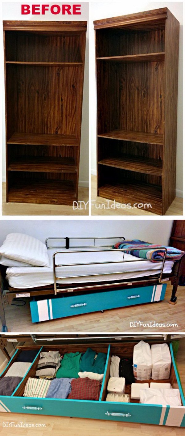 Under Bed Spaces Are Great for Extra Storage. 