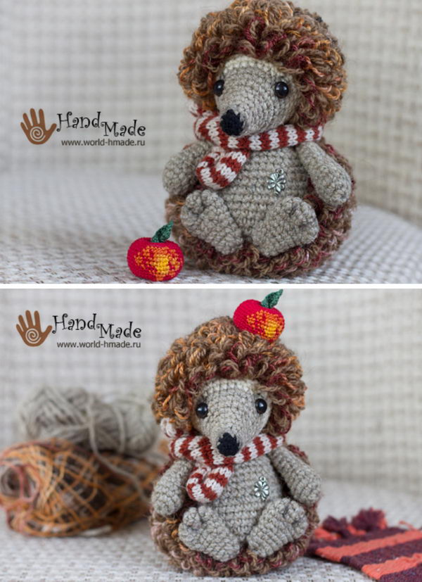 Crochet Loopy Hedgehog Jean. 