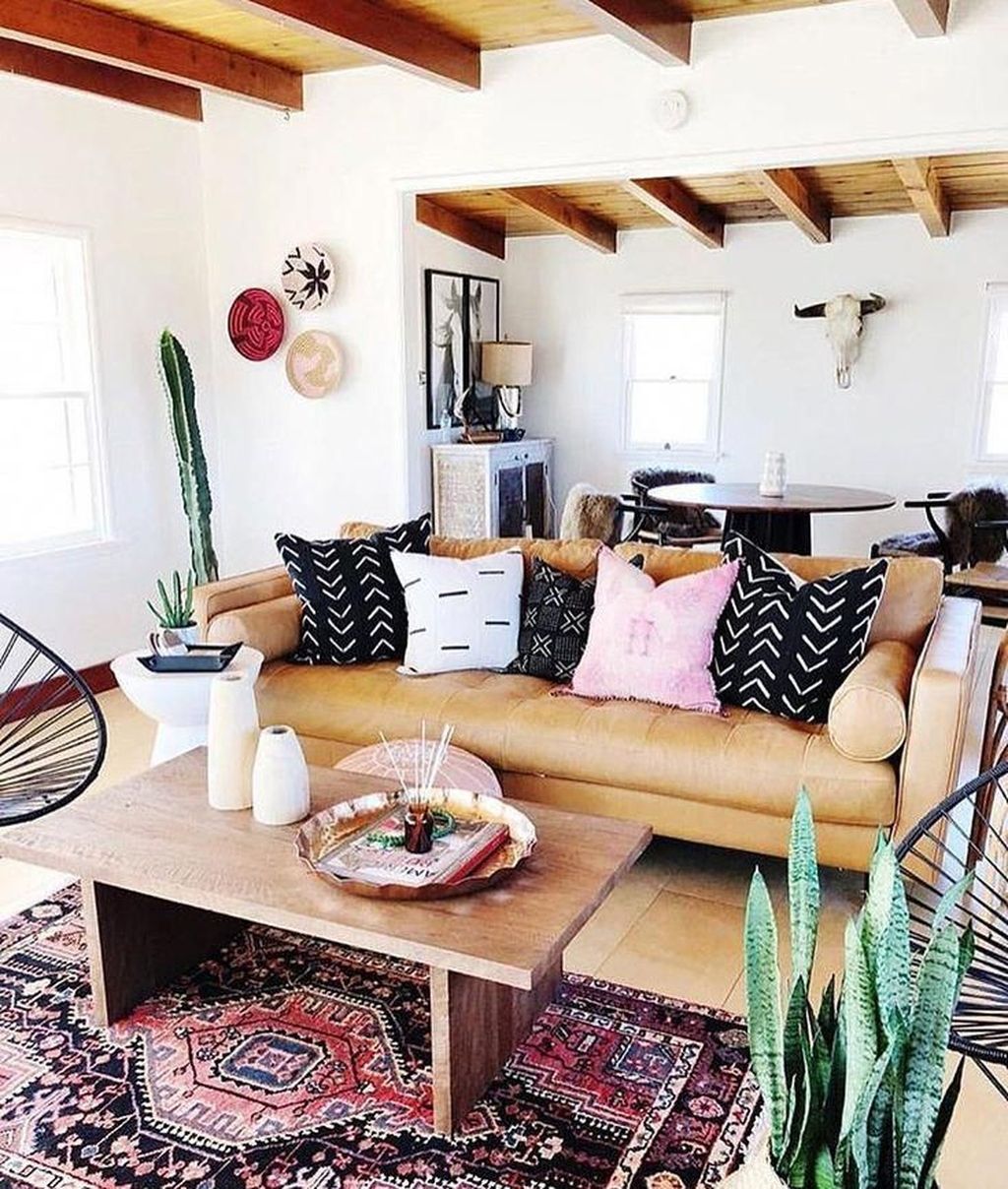 Natural Boho Living Room » Arthatravel.com