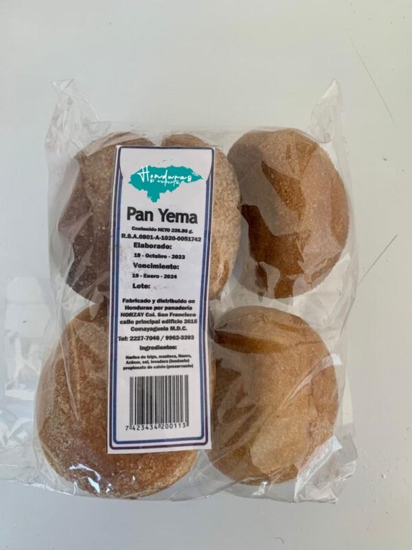 Pan Yema – Honduras si Exporta