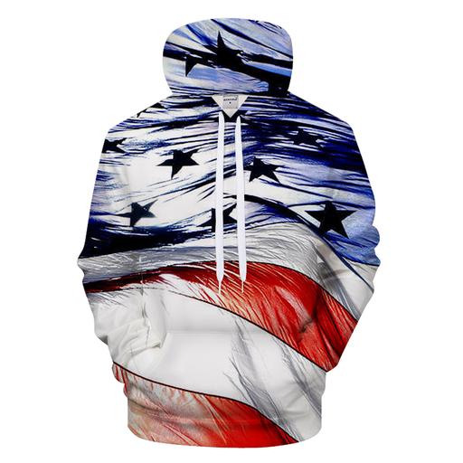 4th Of July 3d - Sweatshirt- Hoodie- Pullover