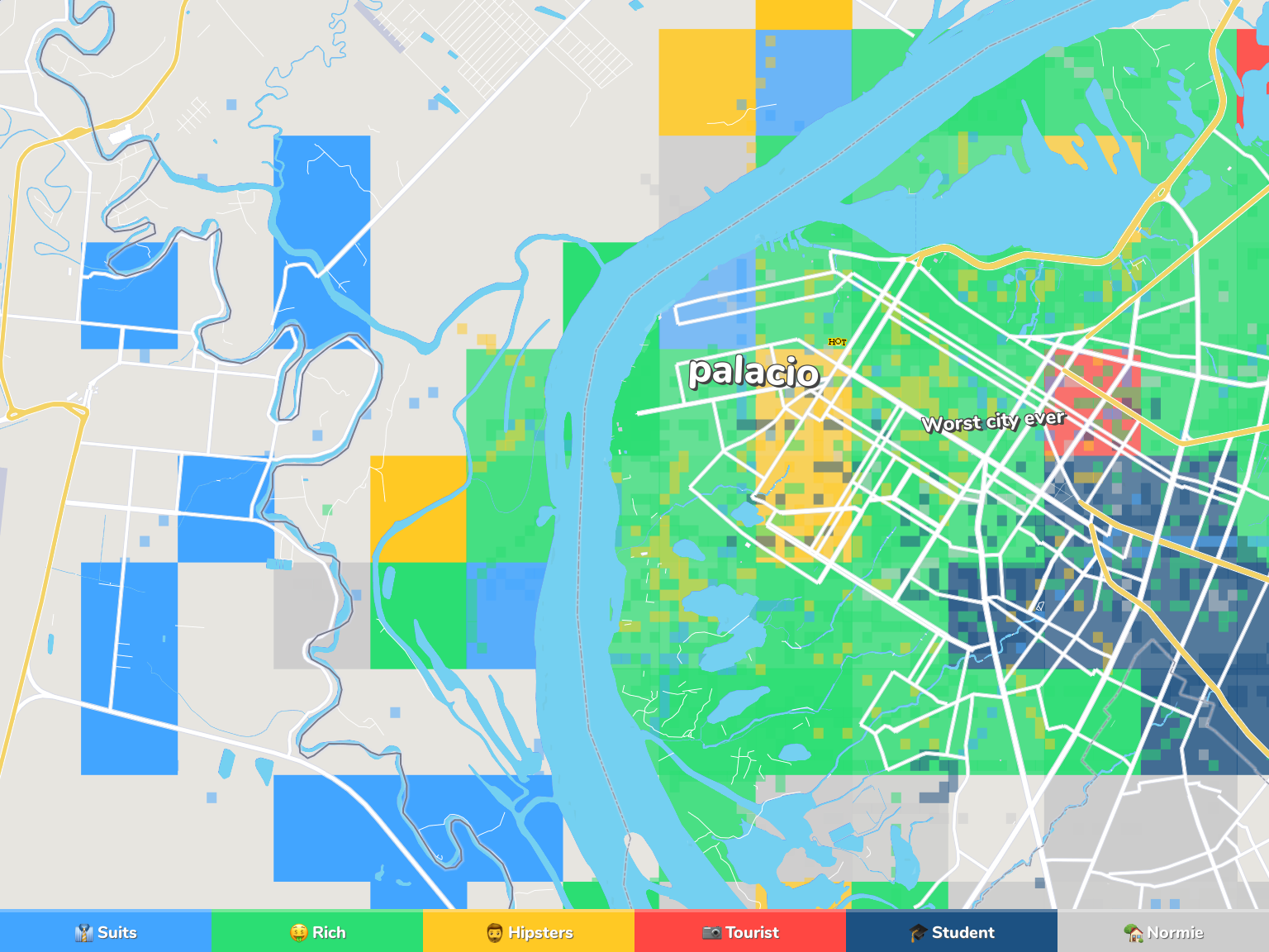 Asuncion Neighborhood Map