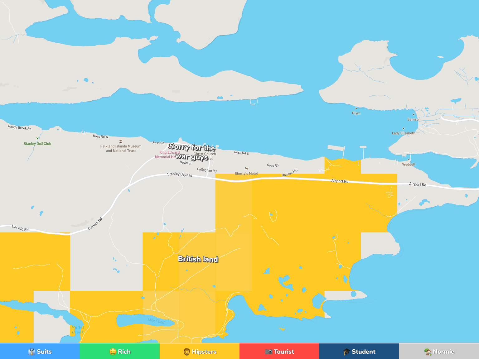 Stanley Neighborhood Map