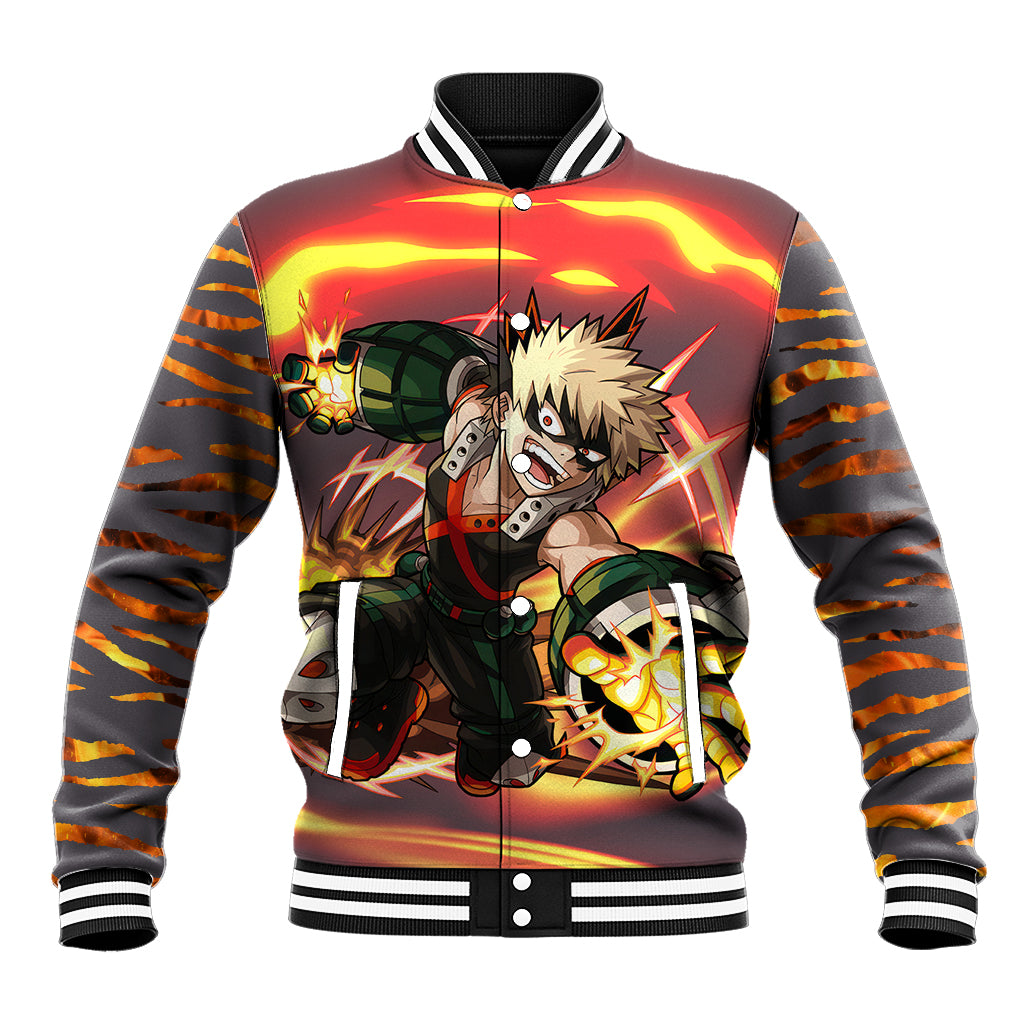 Katsuki Bakugo - My Hero Academia Anime Varsity Jacket Dynamight Anime ...