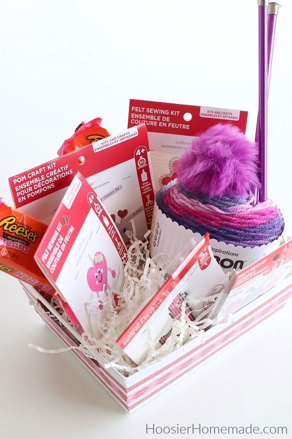 Craft supplies in Gift Basket