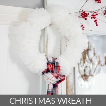 White Christmas Wreath