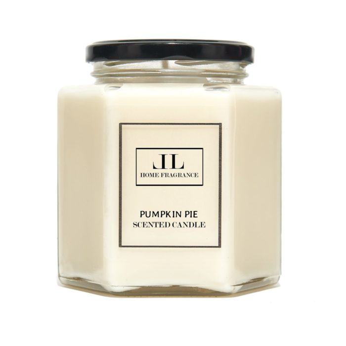 Pumpkin pie scented candle