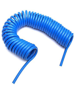 HOSEMART 10mm x 6.5mm x 10 Meter / 5 Meter Long Polyurethane Flexible Pneumatic Pipe PU Coil Helical Spiral Recoil Tube Hose