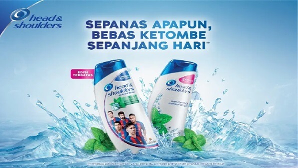 Contoh iklan shampo Head and Shoulders