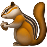 Chipmunk Emoji, Apple style