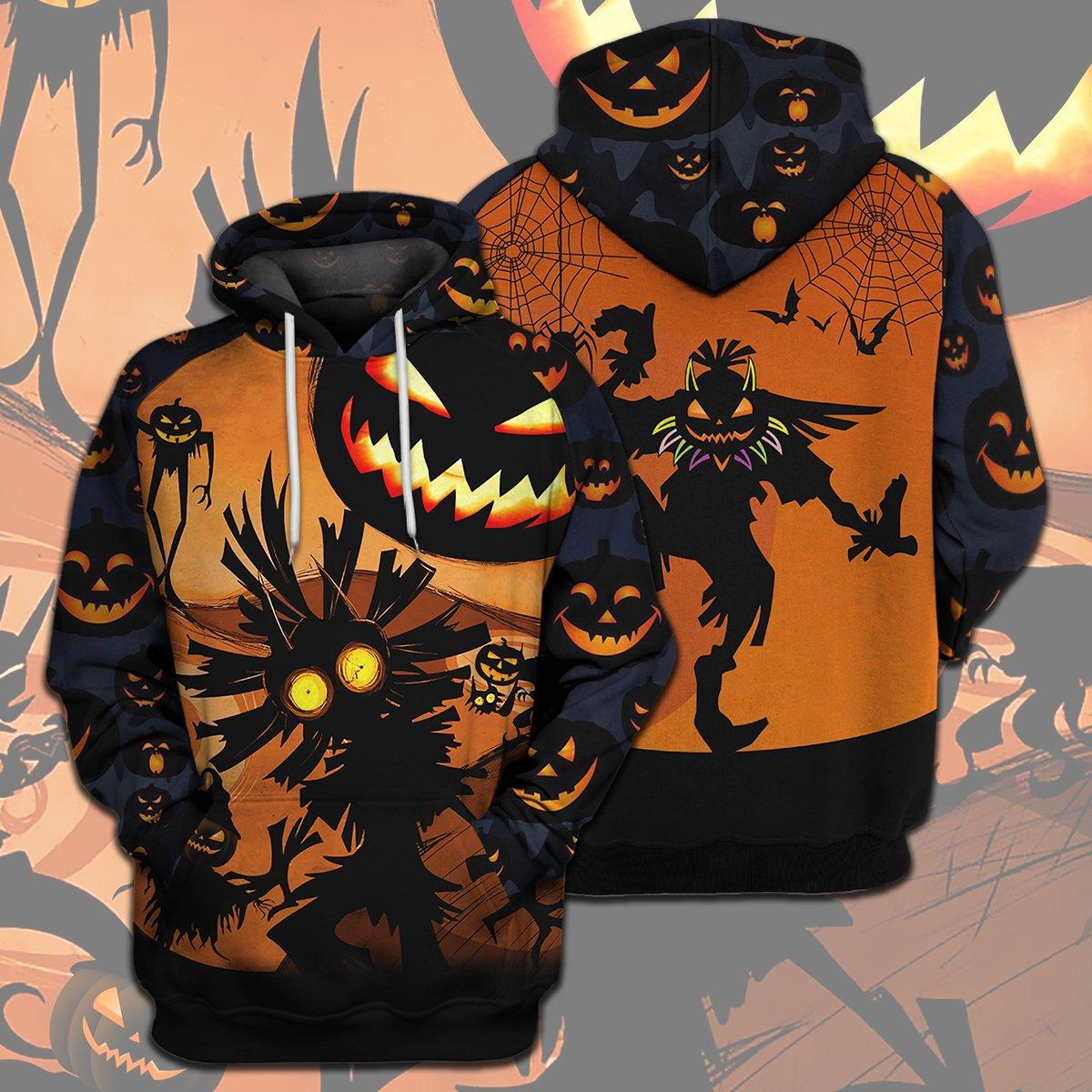 Skull Kid Halloween Full Print 3d hoodie, 3d t-shirt, 3d tank top