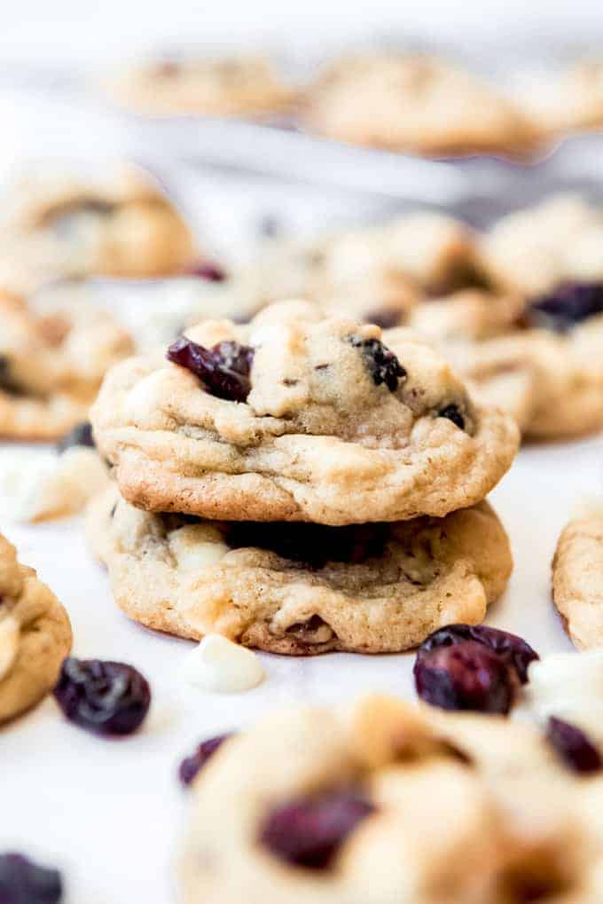 A stack of cookies.