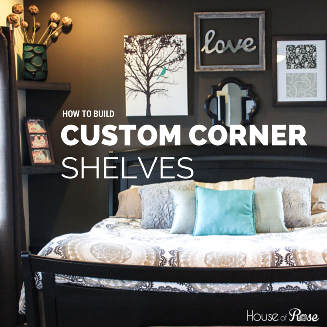 how to build a corner shelf