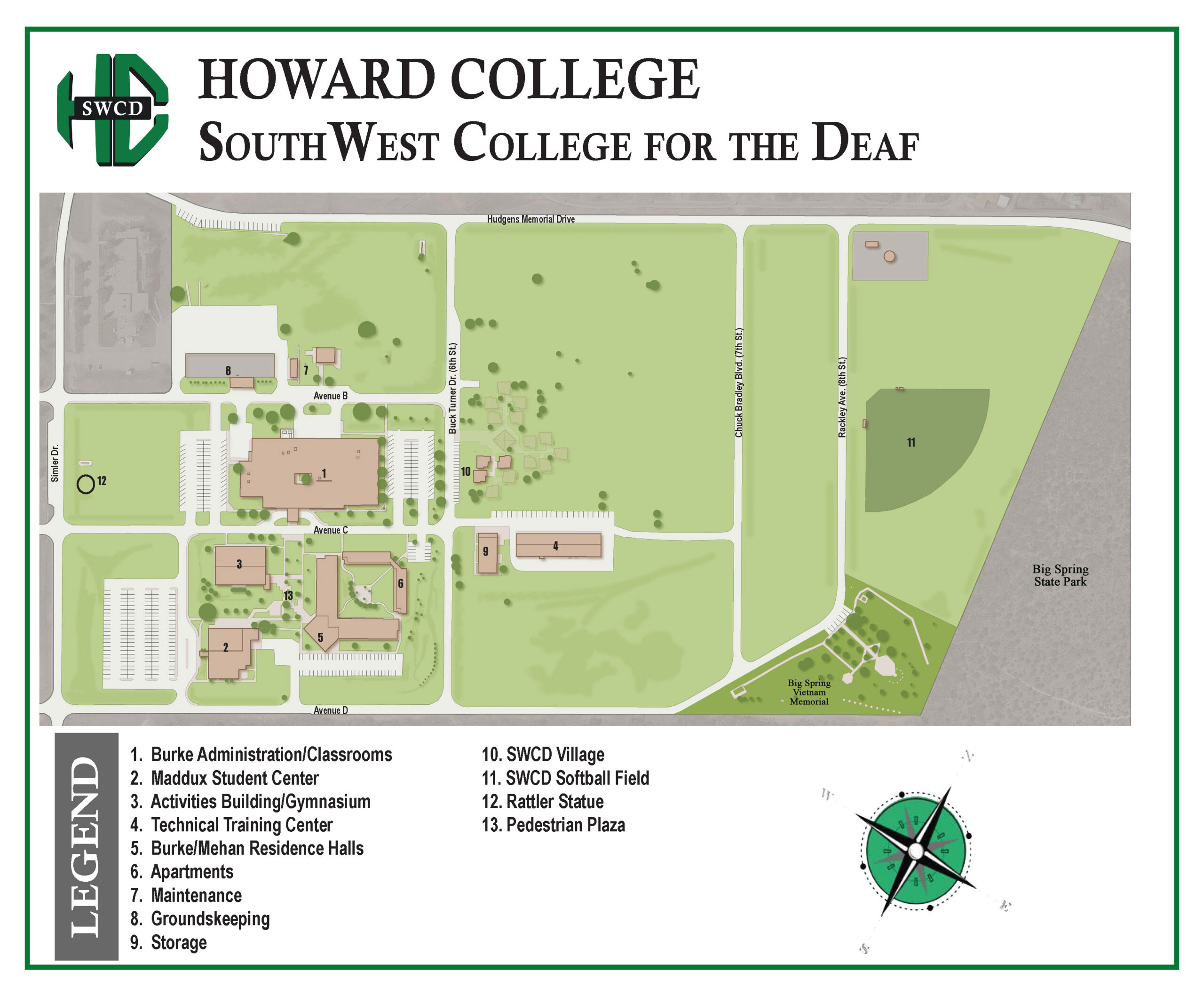 Howard University Campus Map - Sacha Clotilda