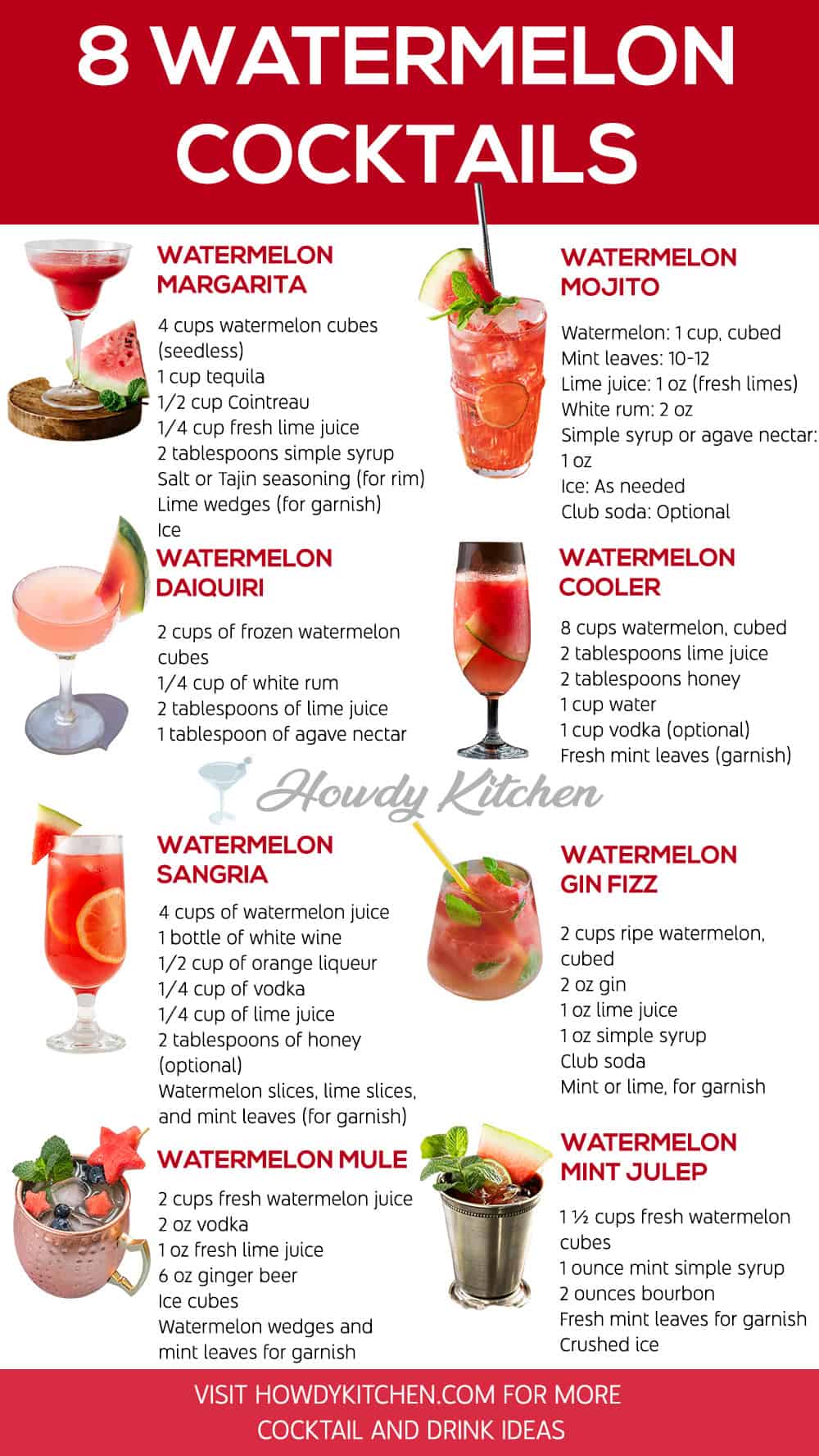 Watermelon Cocktails