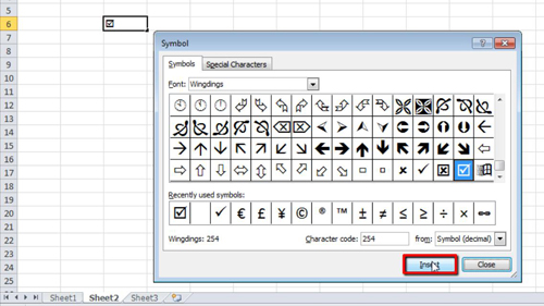 How to Insert Check Mark Symbol in Excel | HowTech