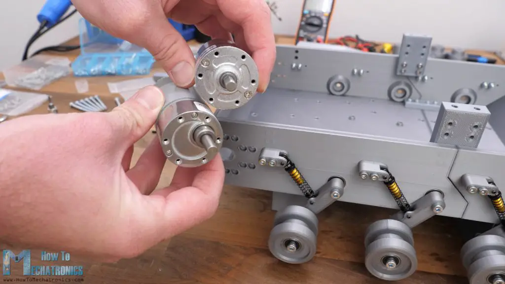 12V DC Motors for the 3D printed tank - tracked robot platform