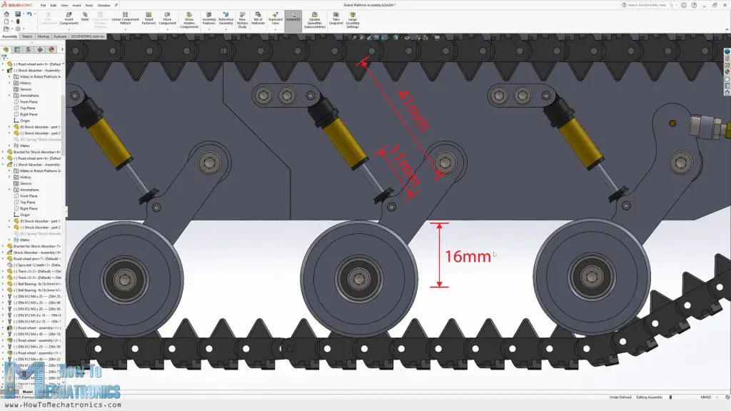 3D Printed Tank -  Suspension System