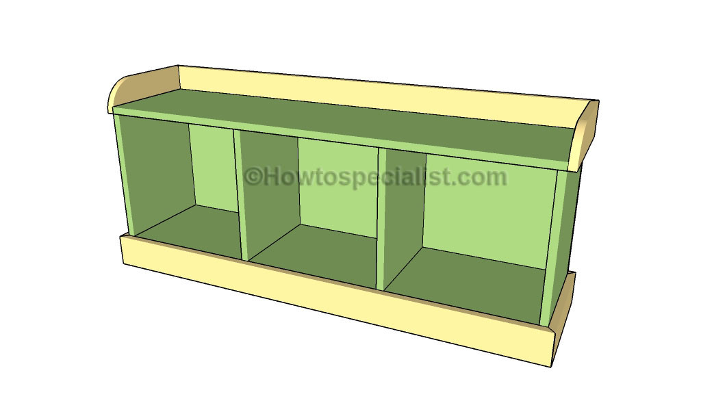 Entryway bench plans