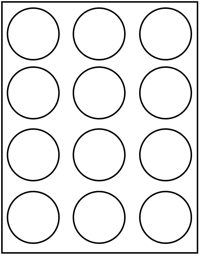 Blank Circle Template - Printable Word Searches