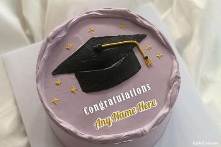 Congratulations Cake With Name Editor