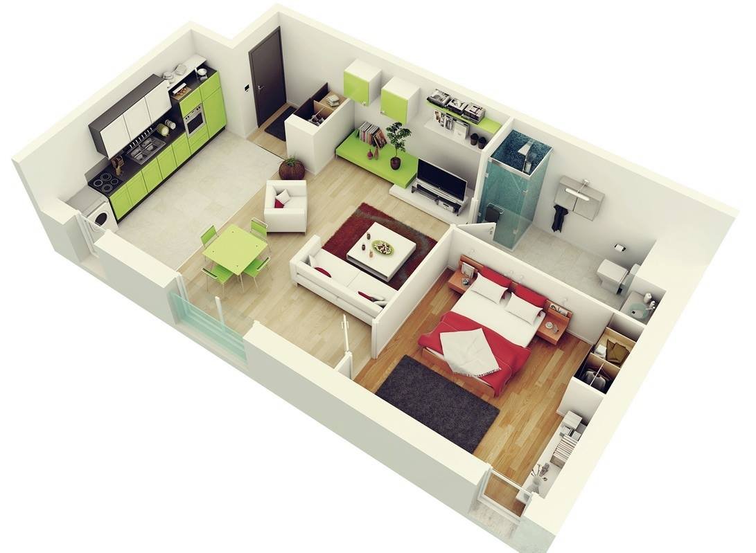 one bedroom house plans