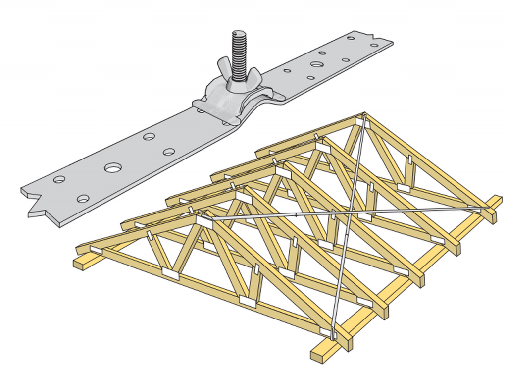 Bracing Roof Trusses