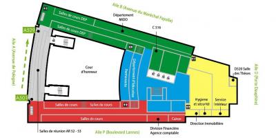 Kat jeyografik nan Univesity Dauphine - 5 etaj