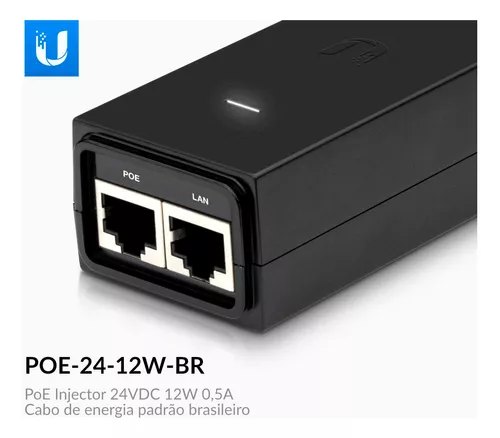 Fonte Ubnt Unifi Poe-24-12w 24vdc 12w 0.5amp Injetor Poe | Mebuscar Brasil