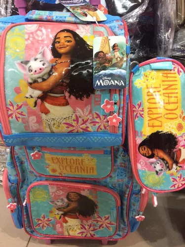 Kit Escolar Mochila Da Moana+ Lancheira+ Estojo- Original ...