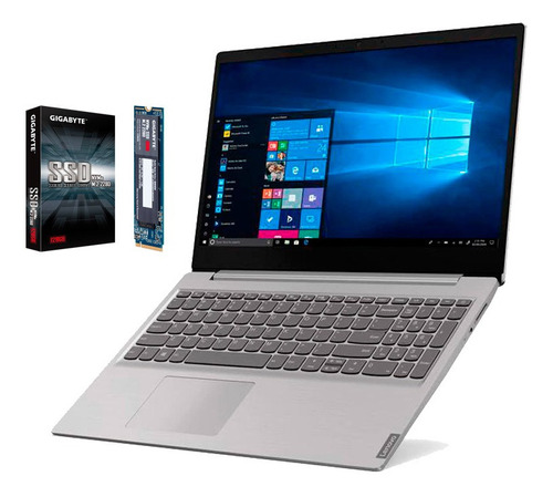 Notebook Lenovo 15,6 Amd A6-9225 4gb 128gb-ssd 1tb-hdd W10h