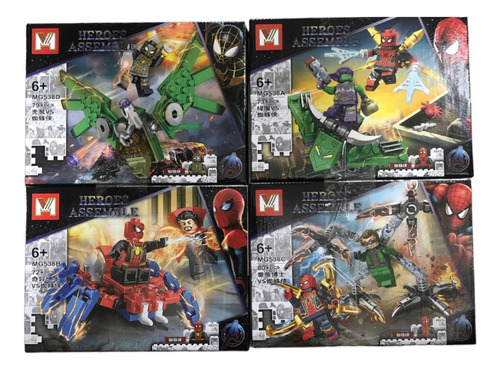 Bloques Para Armar Lego Héroes Assamble En Caja Spiderman | Envío gratis