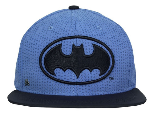 Gorra Logo Batman Azul Cielo Con Broche Original | Meses sin intereses