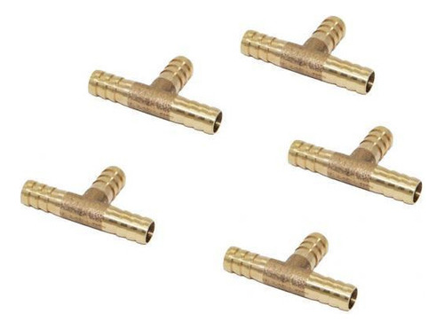 4x5pcs Tipo Joiner Manguera De Manguera De Tee Conector Gas