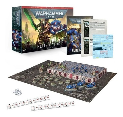 Warhammer 40k Elite Edition Starter Set Necron Space Marine 