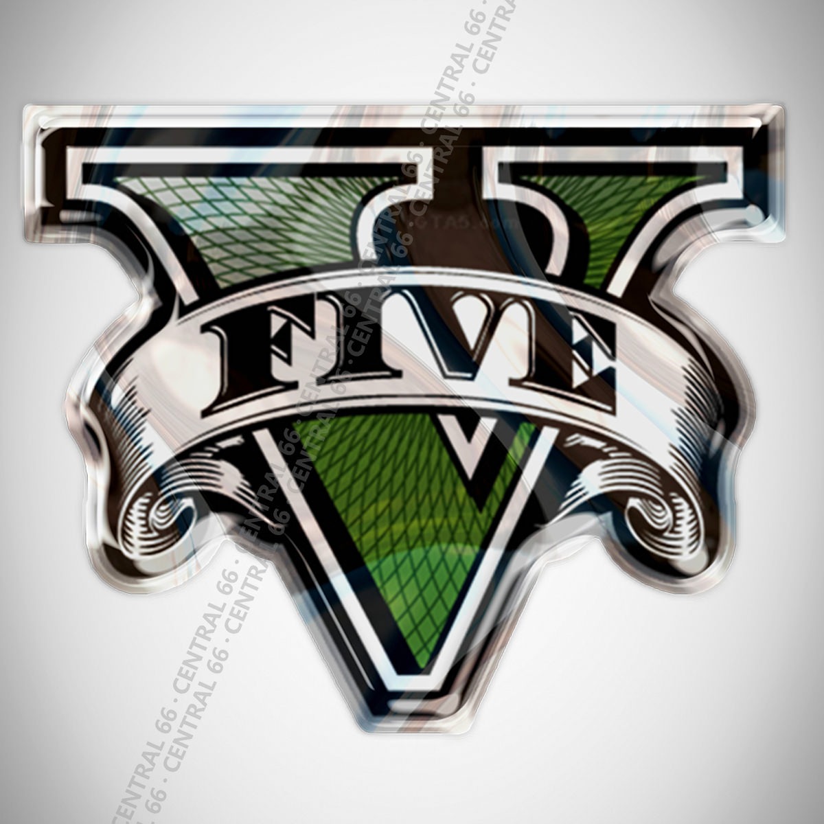 Adesivo Jogo Gta V Logo Resinado - R$ 29,90 em Mercado Livre