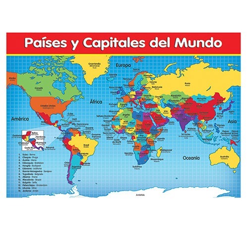 Lista 96+ Foto Mapa De Los Países Del Mundo Mirada Tensa