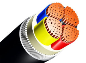 25mm 4 core swa cable diagram