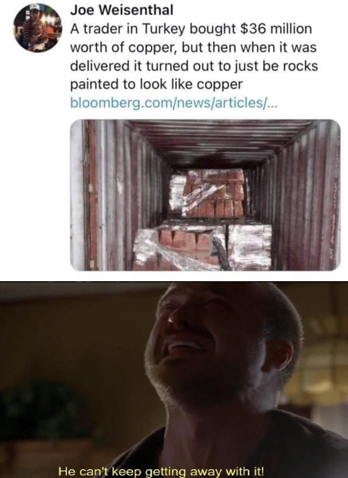 Copper is temporary Ea-Nasir is eternal