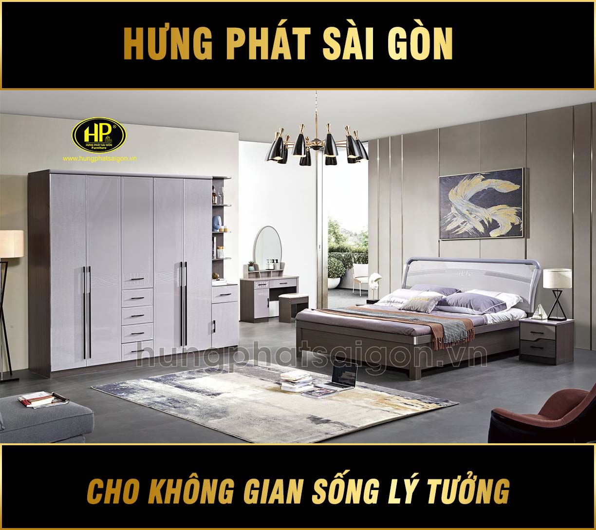 Combo nội thất phòng ngủ TA-3025