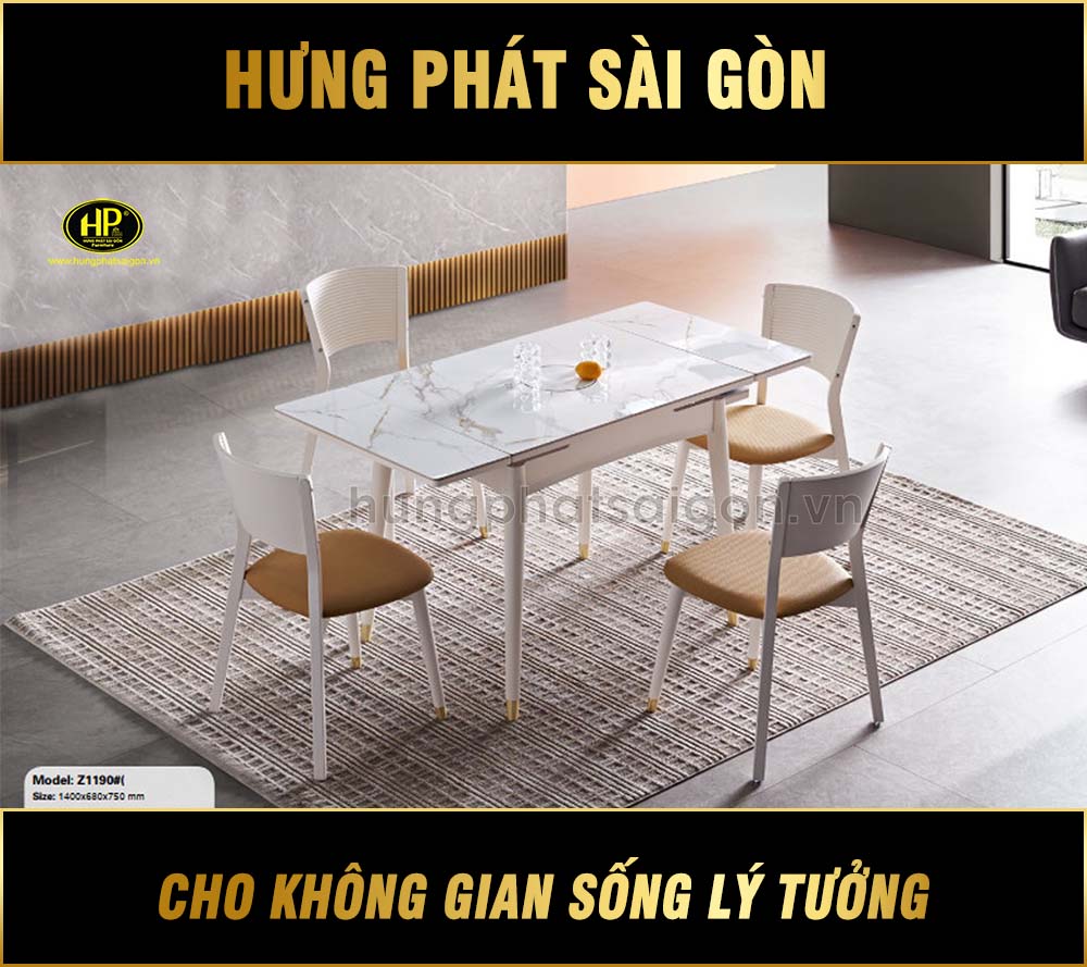 Bộ Bàn Ăn Hiện Đại Gấp Gọn Z1190