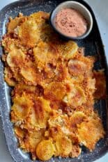 crispy parmesan potato chips