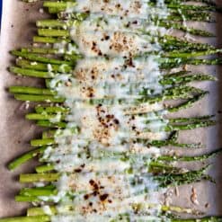 cheesy roasted asparagus 10 minutes