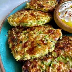 zucchini cottage cheese fritters