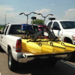 Transport in the bed of a truck